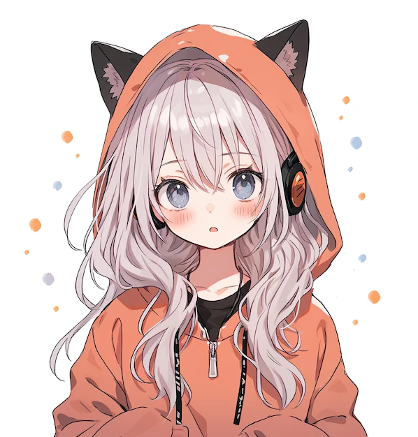 Cute anime girl Kawai | Premium AI-generated image