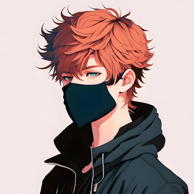 Anime male avatar | Premium AI-generated image