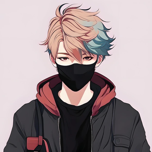 Anime male avatar | Premium AI-generated image