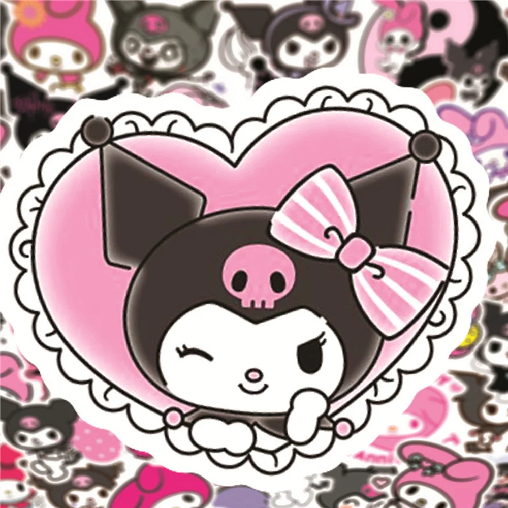 10/30/50pcs Kawaii Cartoon My Melody Kuromi Stickers ...